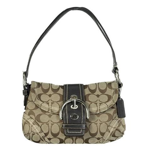 coach shoulder bag with flap